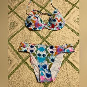 Ladies Two piece swim suit size small new